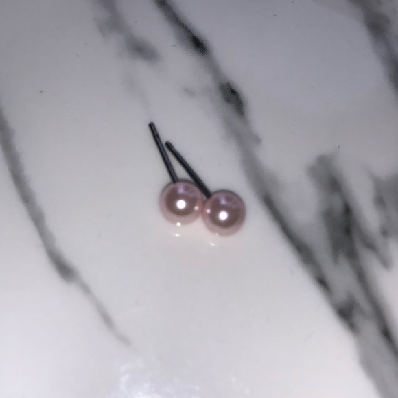 Jewelry - Baby pink pearl earrings Jewelry - Baby pink pearl earrings